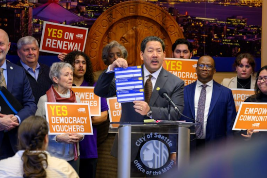 Mayor Bruce Harrell Advocates for Renewal of Seattle's Pioneering Democracy Voucher Program