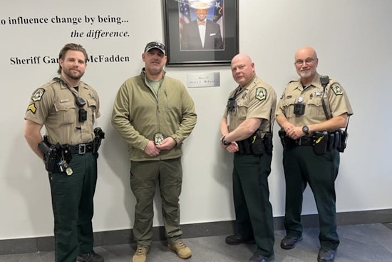 Mecklenburg and Edgecombe County Sheriff's Offices Celebrate Unity with Emblem Exchange in Charlotte