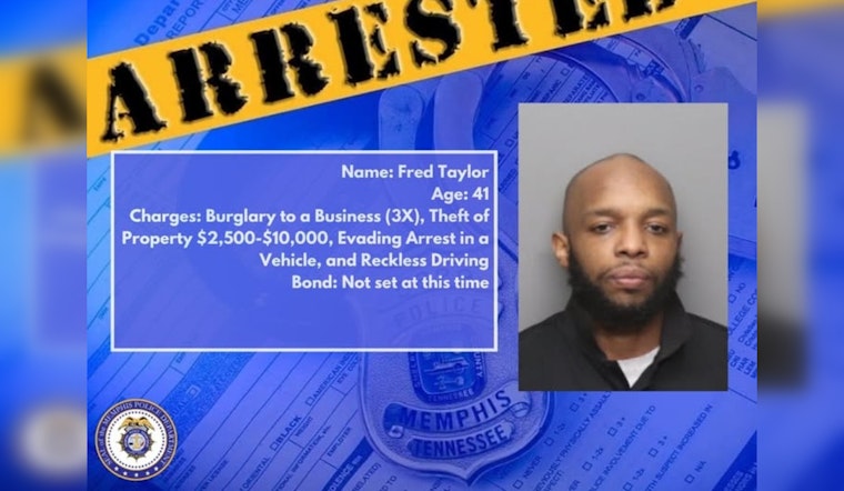 Memphis Police Nab Suspect Accused of Stealing $8,000 Worth of Car Batteries from Local Auto Stores