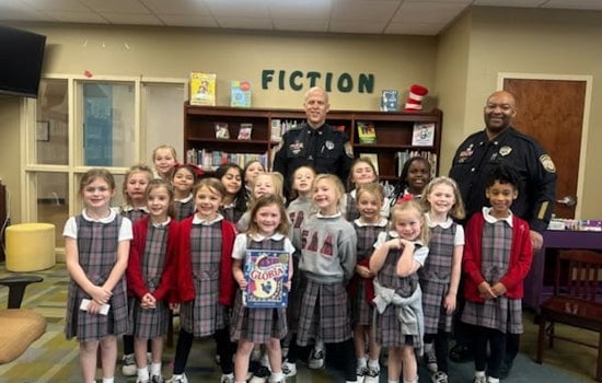Memphis Police Officers Engage with Youth During Read Across America Week at St. Agnes Academy