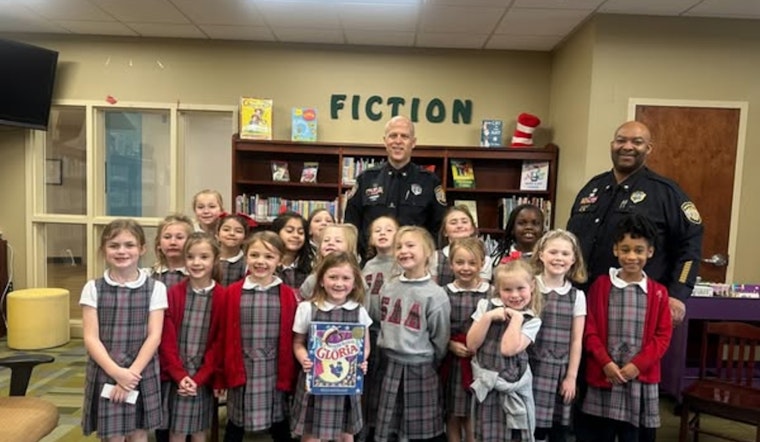 Memphis Police Officers Engage with Youth During Read Across America Week at St. Agnes Academy