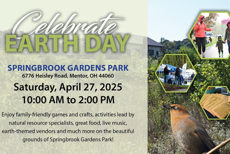 Mentor Gears Up for Earth Day Celebration with Wildlife Walks and Eco Activities at Springbrook Gardens Park
