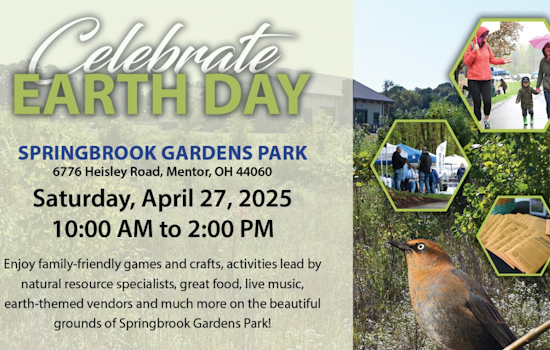 Mentor Gears Up for Earth Day Celebration with Wildlife Walks and Eco Activities at Springbrook Gardens Park