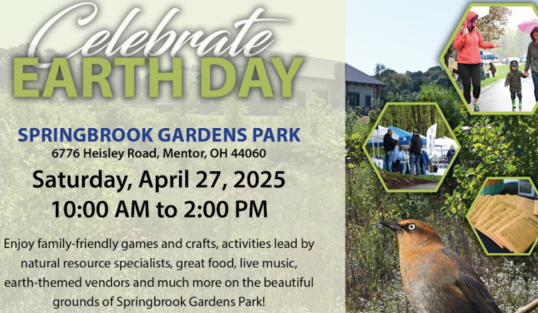 Mentor Gears Up for Earth Day Celebration with Wildlife Walks and Eco Activities at Springbrook Gardens Park