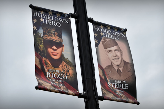 Mentor's Hometown Heroes Banner Program Hits Capacity for 2025, Honoring Local Veterans and Service Members