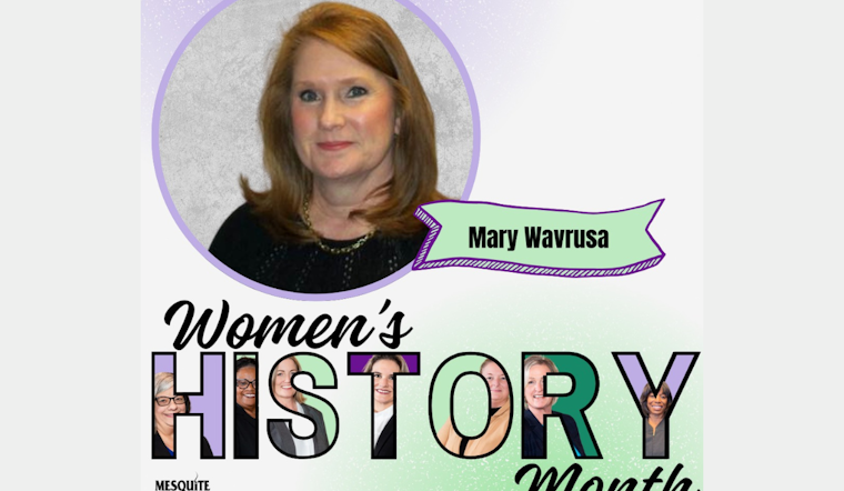 Mesquite Honors Mary Wavrusa in Women's History Month for Over Four Decades of Service at Local Library