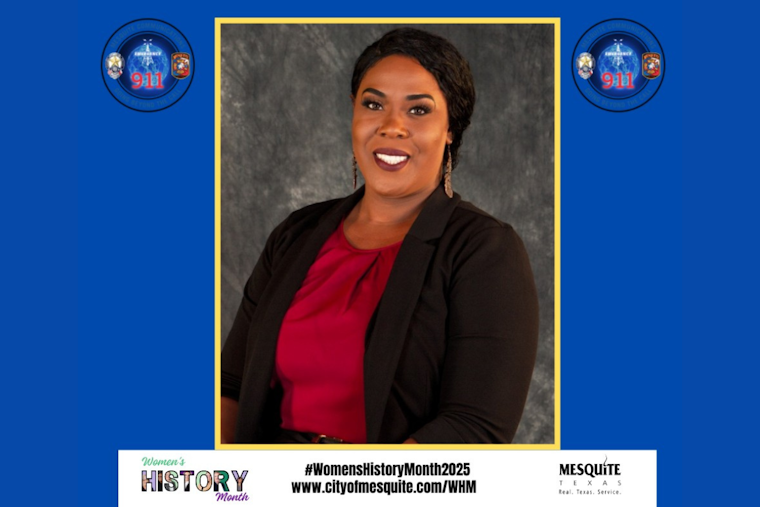 Mesquite Police Department Honors Tammy Thomas for Outstanding Service During Women’s History Month