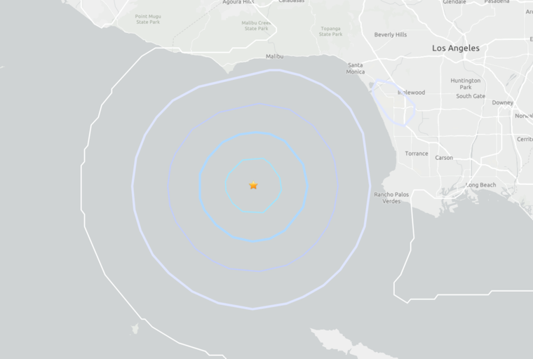 Mild Earthquake Off Rancho Palos Verdes Coast Startles Los Angeles County Residents