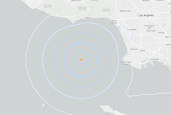 Mild Earthquake Off Rancho Palos Verdes Coast Startles Los Angeles County Residents