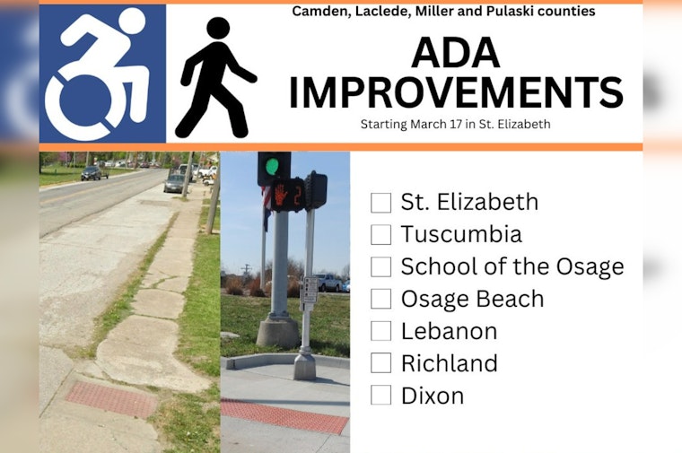 Miller County Embarks on ADA-Compliant Pedestrian Facility Upgrades Starting March 17