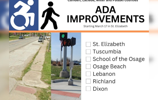 Miller County Embarks on ADA-Compliant Pedestrian Facility Upgrades Starting March 17