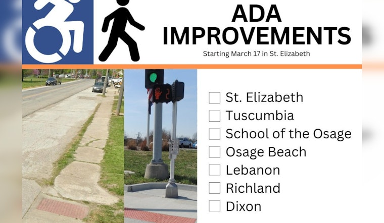 Miller County Embarks on ADA-Compliant Pedestrian Facility Upgrades Starting March 17
