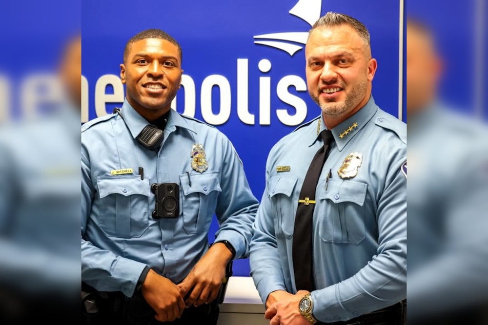 Minneapolis Police Chief Honors Fallen Officer by Carrying His Duty Weapon