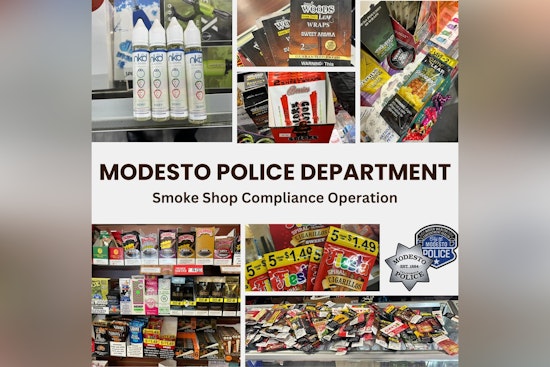 Modesto Police Cite 8 Smoke Shops for Illegal Flavored Tobacco Sales in Compliance Crackdown