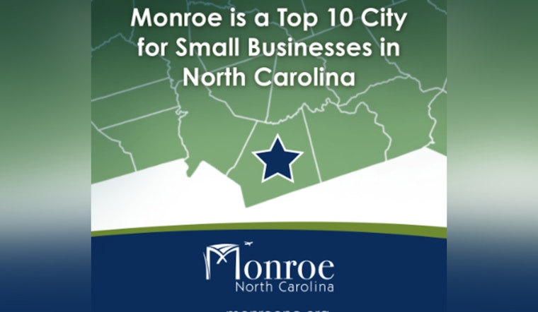 Monroe, NC Beckons Entrepreneurs with Booming Population and Lower Sales Tax Rates as Per Latest B2B Reviews Report