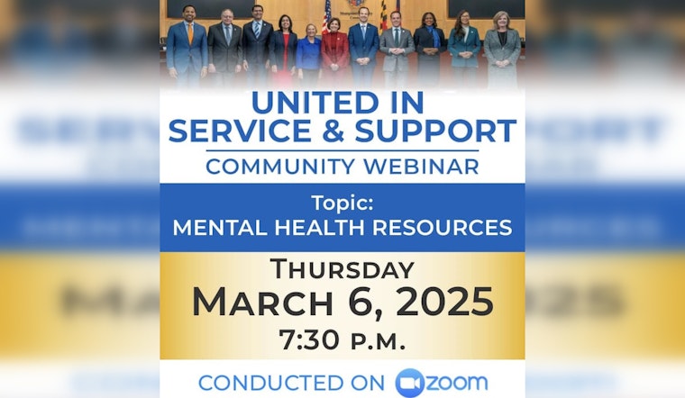 Montgomery County Council to Host Virtual Mental Health Resources Gathering with Local Leaders