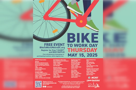Montgomery County Gears Up for Bike to Work Day with Free T-Shirts and Bike Raffle