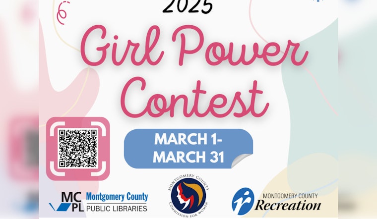Montgomery County Invites Creative Submissions for Annual Girl Power Contest Honoring Women's History Month