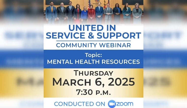 Montgomery County Leaders Host Virtual Mental Health Support Meeting with Congressman Raskin