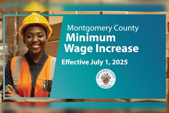 Montgomery County Minimum Wage Set to Increase on July 1 in Alignment with Inflation