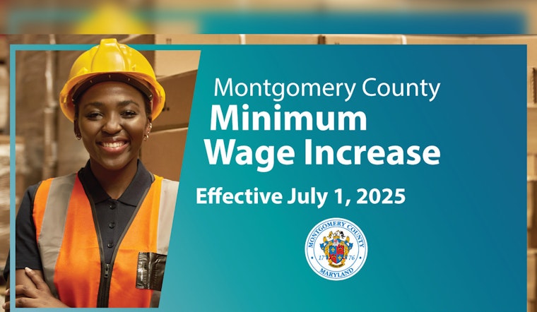 Montgomery County Minimum Wage Set to Increase on July 1 in Alignment with Inflation
