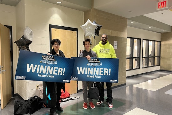 Montgomery County Teens Win "Heads Up, Phones Down" Video Contest Promoting Safe Driving Practices