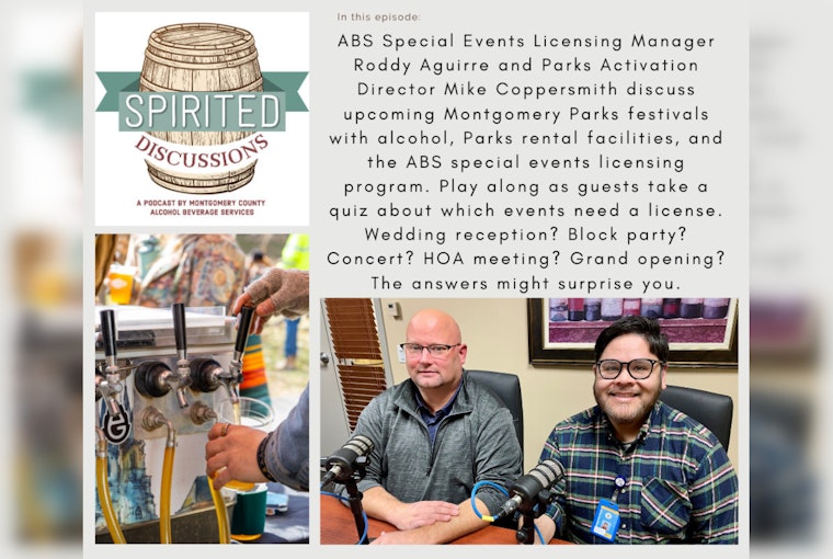 Montgomery County Unveils 'Spirited Discussions' Podcast to Demystify Liquor Laws for Event Planners