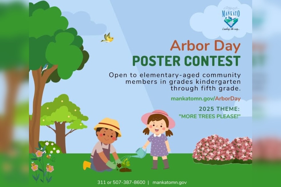 "More Trees Please!" - Mankato's Youngsters Invited to Get Creative for Arbor Day Poster Contest