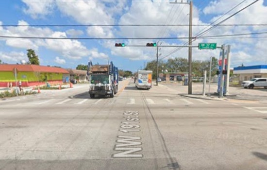 Motorcyclist Hospitalized After Early Morning Collision in Northwest Miami-Dade Intersection Closed for Investigation