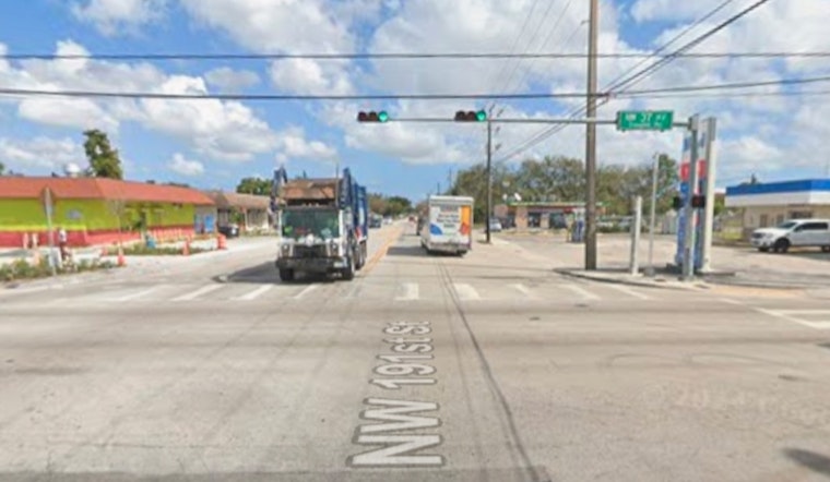 Motorcyclist Hospitalized After Early Morning Collision in Northwest Miami-Dade Intersection Closed for Investigation