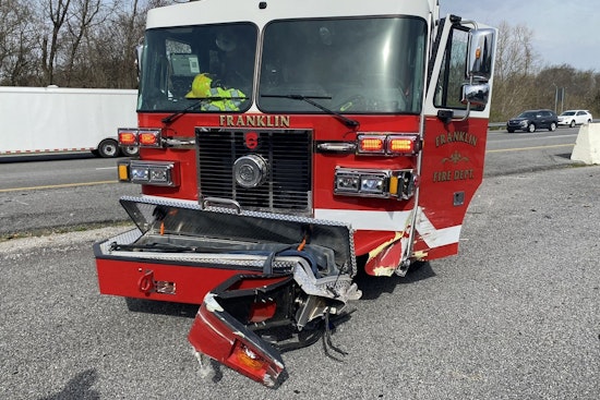 Multiple Crashes on Interstate 65 Cause Traffic Delays in Franklin; Fire Department Truck Struck, No Injuries Reported