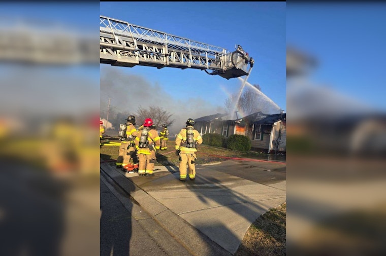 Murfreesboro Firefighters Tackle Intense Blaze in Unoccupied Home Under Renovation with No Injuries Reported