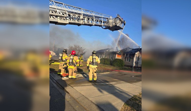 Murfreesboro Firefighters Tackle Intense Blaze in Unoccupied Home Under Renovation with No Injuries Reported