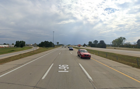 Muskegon Woman Hospitalized After Rollover Crash on I-96 in Crockery Township