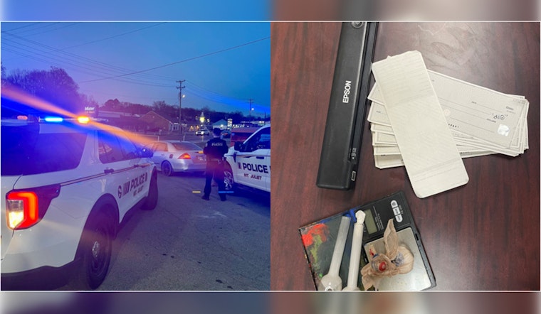 Nashville Man Arrested in Mt. Juliet for Felony Warrants and Drug Possession After Police Spot Mismatched License Plate