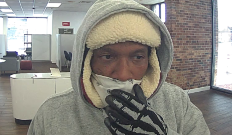 Nashville Police Seek Public's Help to Identify Suspect in Armed Bank of America Robbery on Dickerson Pike