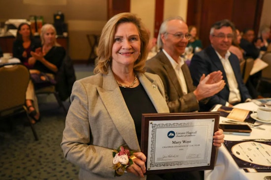 Navajo Gaming's Mary West Honored as Chamber Champion at Flagstaff Chamber's 36th Annual Meeting