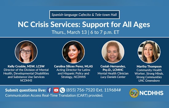 NCDHHS Launches Spanish-Language Mental Health Support Event for North Carolina Communities