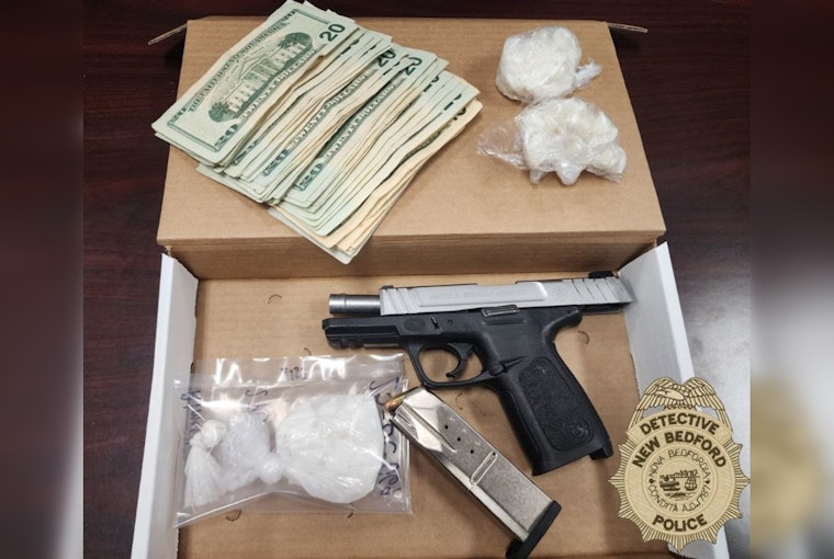 New Bedford Police Crack Down on Drug Activity, Four Arrests and Seizure of Narcotics and Stolen Firearm on West End Streets