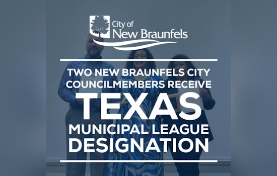 New Braunfels City Councilmembers Achieve Certified Municipal Official Status from Texas League