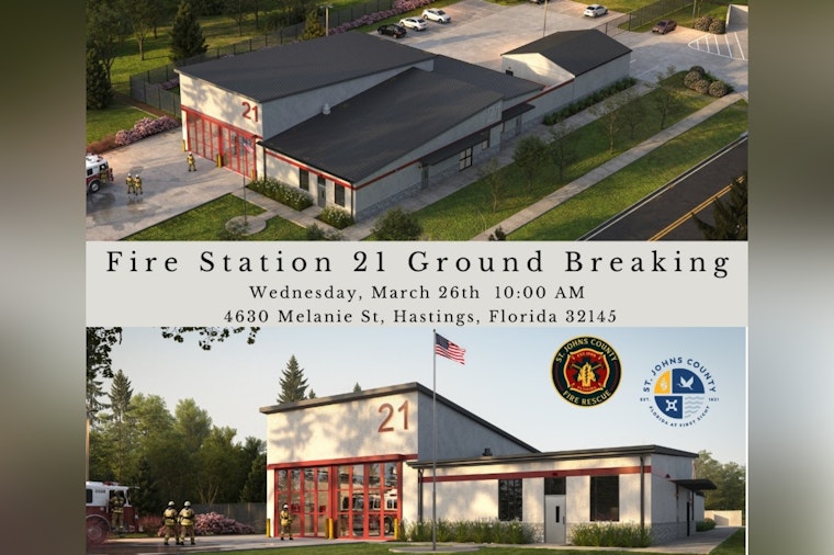 New Fire Station and Sheriff's Substation Break Ground in Flagler Estates to Boost Public Safety in St. Johns County