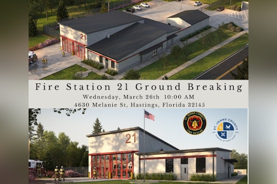 New Fire Station and Sheriff's Substation Break Ground in Flagler Estates to Boost Public Safety in St. Johns County