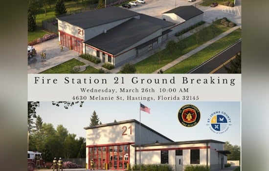New Fire Station and Sheriff's Substation Break Ground in Flagler Estates to Boost Public Safety in St. Johns County