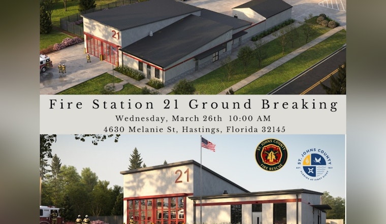New Fire Station and Sheriff's Substation Break Ground in Flagler Estates to Boost Public Safety in St. Johns County