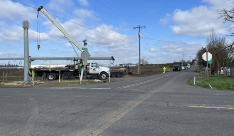 New Four-Way Stop at OR 211 and S Meridian Road Intersection Aims to Improve Safety