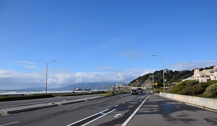 New Ocean Beach Mural by Emily Fromm Vandalized in Aftermath of Great Highway Closure in San Francisco