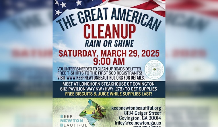 Newton County Rallies Volunteers for Great American Cleanup in Covington