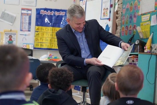 North Carolina Governor Stein Celebrates Reading Month with Visits to Brunswick and Winston-Salem Schools