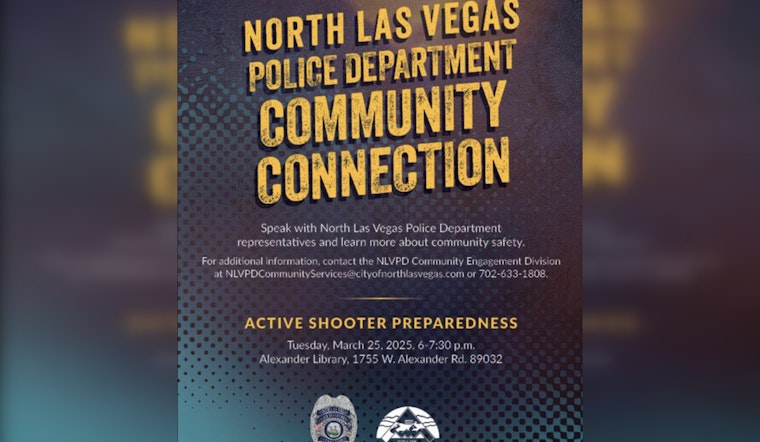 North Las Vegas Police Host Active Shooter Preparedness Workshop to Bolster Community Safety