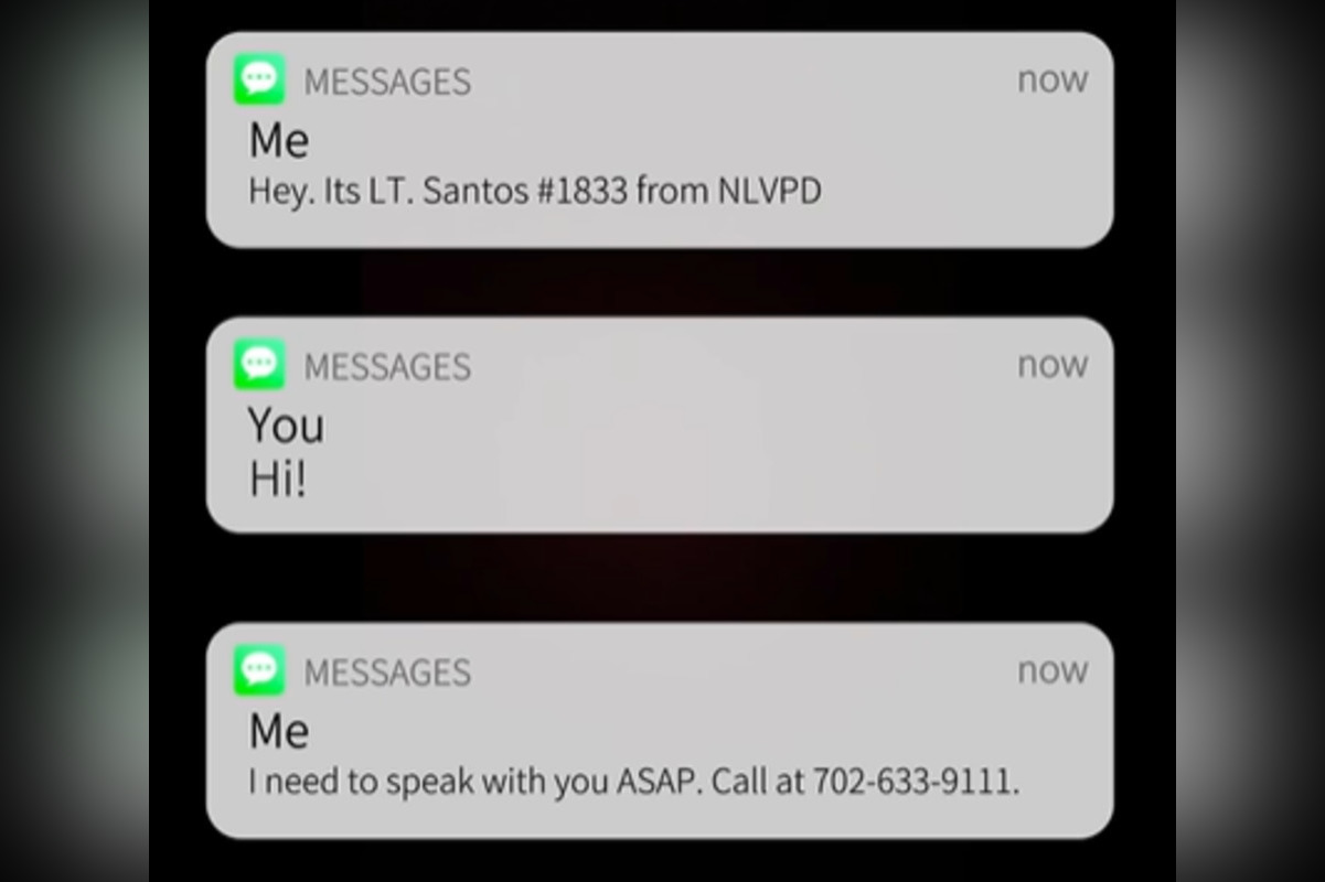 North Las Vegas Police Warn Residents of Rising Text Message Scam